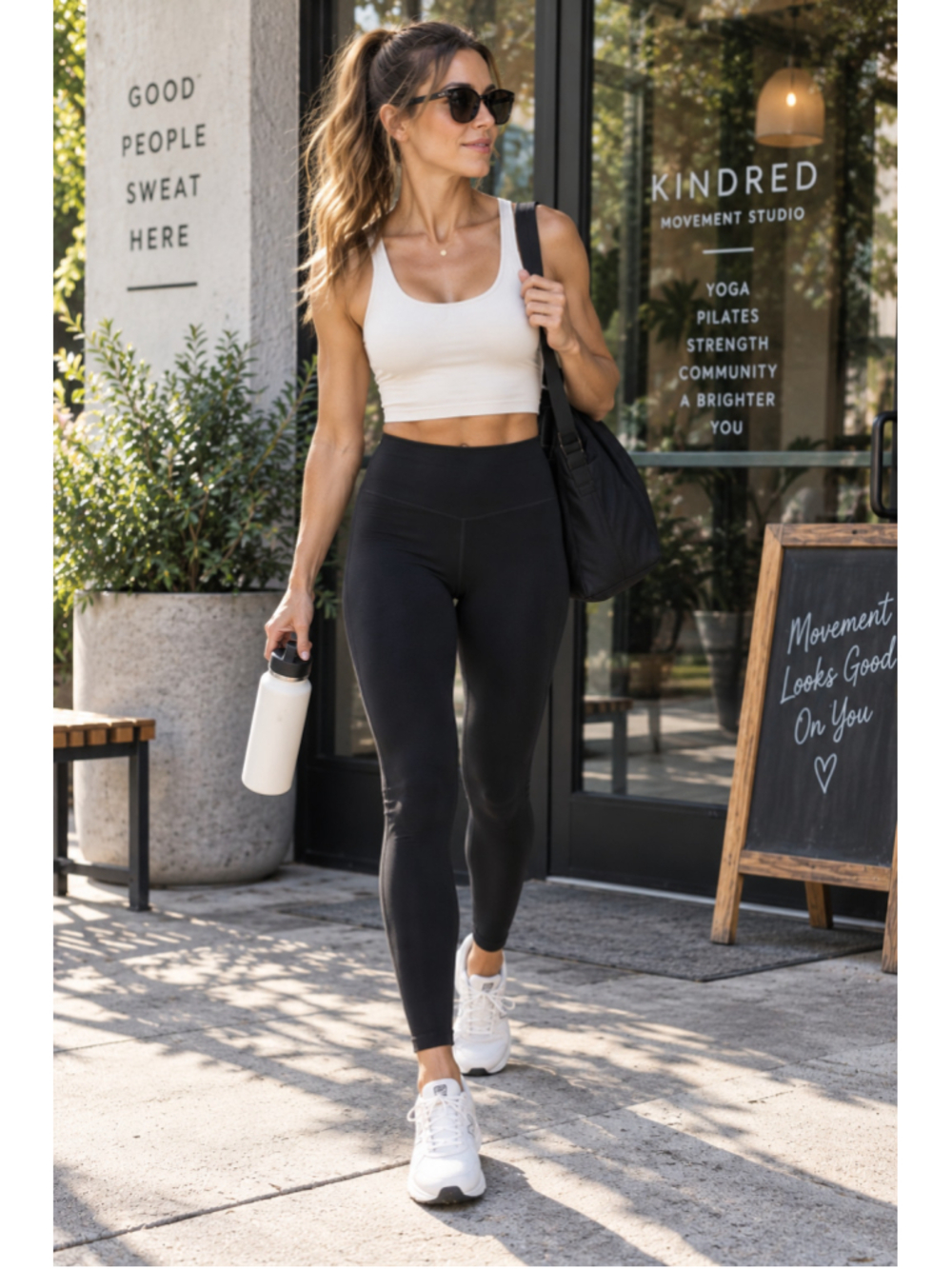Alo Yoga Black High Waist Leggings Buttery Soft Yoga Pilates Sz Medium